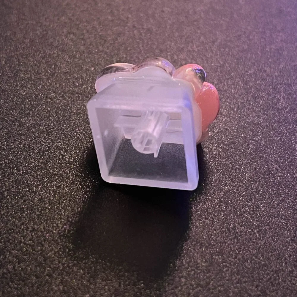Cute Bunny Keycap OEM Mechanical Keyboard with Cross Axis